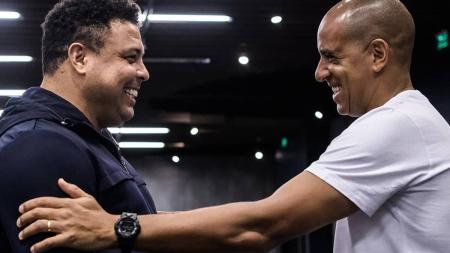 À Itatiaia, Pepa rasgou elogios ao 'patrão' Ronaldo Fenômeno