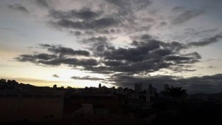 A máxima prevista para hoje em BH é 26 °C