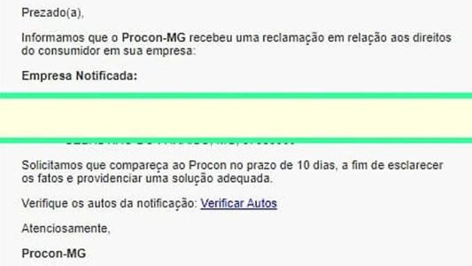 A mensagem contém dizeres falsos e vírus nos anexos