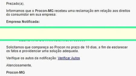 A mensagem contém dizeres falsos e vírus nos anexos