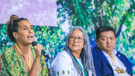 A ministra da Igualdade Racial, Anielle Franco