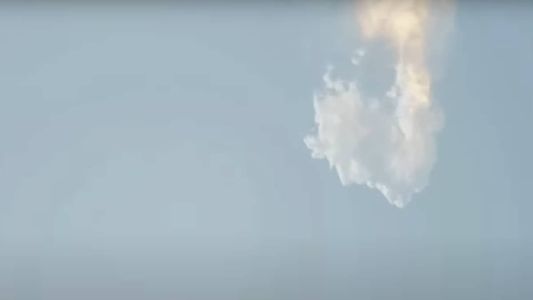 A nave acionou a auto destruição após uma pane durante a decolagem