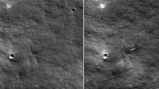 A nova cratera tem cerca de 10 metros de diâmetro, segunda a Nasa