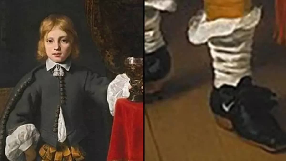 Túnel do tempo: pintura de 400 anos revela 'tênis da Nike'; entenda
