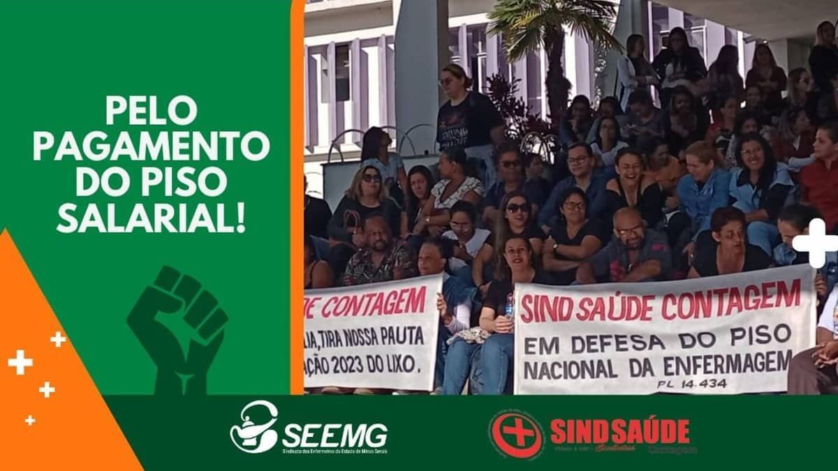 Contagem: profissionais de enfermagem anunciam paralisação de 48 horas