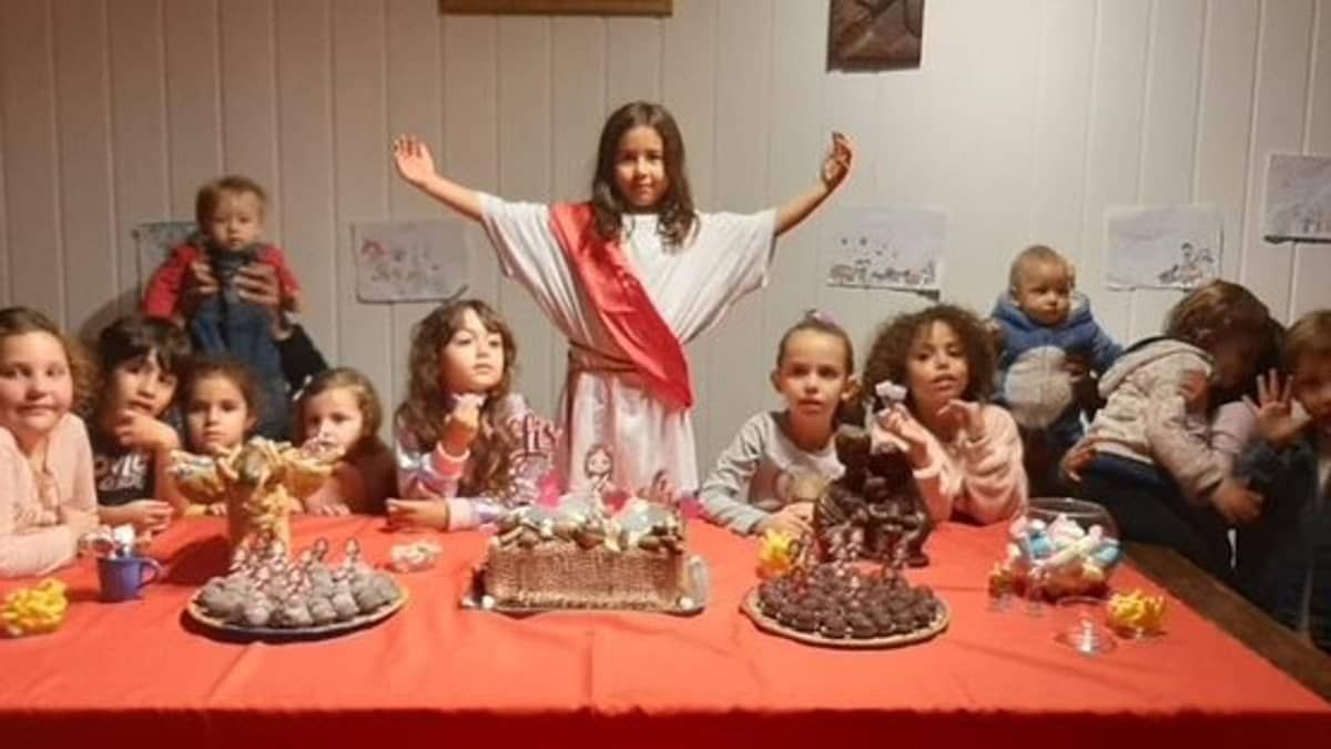 Menina viraliza ao fazer festa de aniversário com tema Jesus Cristo; confira  