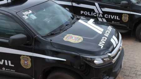A polícia iniciou as investigações para apurar o suposto crime e descobriu a farsa de homem que se automutilou