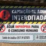 Prefeitura de Pará de Minas interdita poços de água contaminada com coliformes fecais