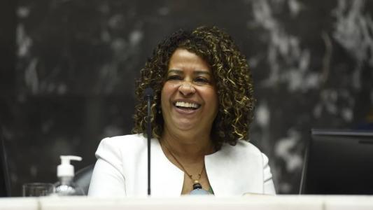 A presidente em exercício da ALMG, Leninha (PT)