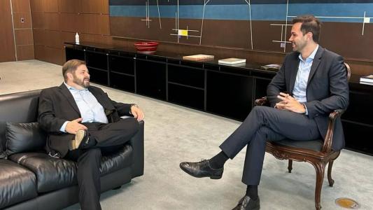 A propósito, durante o encontro, o presidente da Assembleia agradeceu o auxílio de Agostinho durante a eleição para presidir a Casa