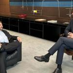 Com Zema e Mateus fora do Brasil, Agostinho visita governador em exercício Tadeuzinho