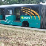 Roda de ônibus do Move Metropolitano se solta, em Venda Nova
