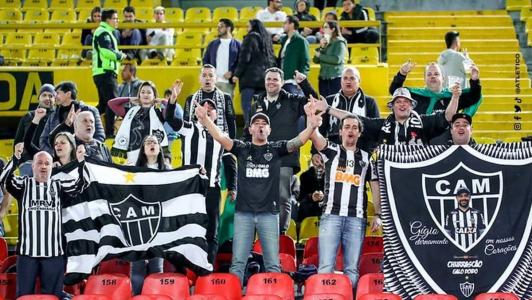 A última vez que o Atlético jogou no Campín foi em 2019, nas quartas de final da Sul-americana