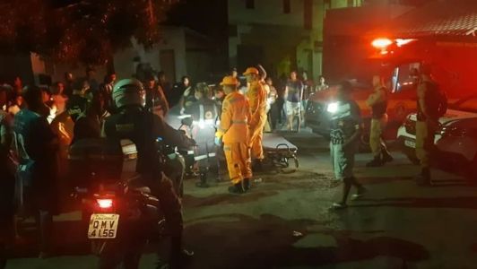 A vítima ficou ferida e foi encaminhada ao hospital