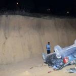 Mulher cai com carro em ribanceira de 65 metros e sobrevive em Minas