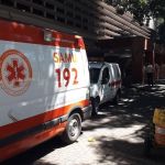 Mulher tem ferimento na cabeça após ser atropelada por ônibus na pista do Move em BH