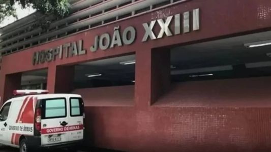 A vítima foi levada ao Hospital João XXIII, em Belo Horizonte