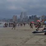 Litoral paulista ainda deve sentir reflexos de ciclone extratropical neste domingo (13)