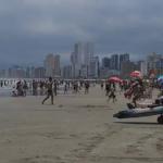 Litoral paulista ainda deve sentir reflexos de ciclone extratropical neste domingo (13)