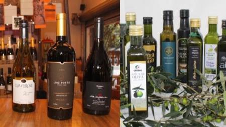 Vinhos e azeites mineiros estão na prateleira de cima