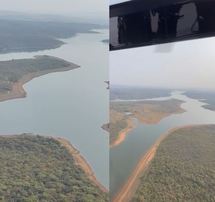 Após quase 5 meses sem chuva, cai o nível dos reservatórios que abastecem a Grande BH