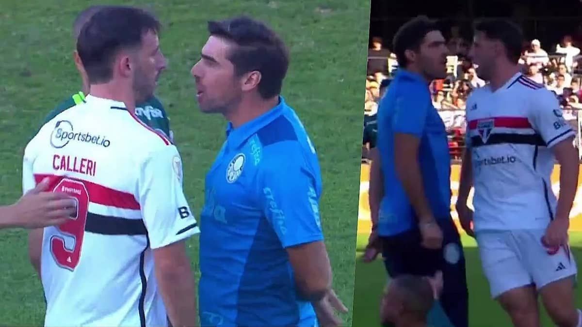 Abel 'escapa' de gancho e não recebe punição por confusão com Calleri