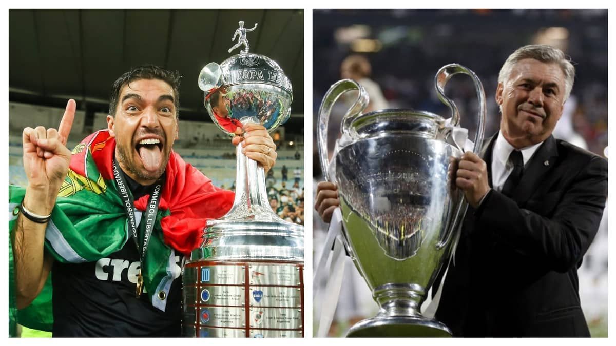 Abel Ferreira e Carlo Ancelotti são os favoritos dos torcedores para a Seleção