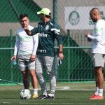 Abel prepara time misto do Palmeiras contra Fluminense; veja como foi o treino