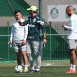Abel prepara time misto do Palmeiras contra Fluminense; veja como foi o treino
