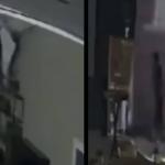 Vídeo: ladrão despenca de teto, furta notebook e escala parede para fugir em Minas