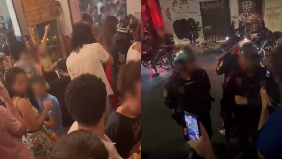 Vídeo: PBH investiga guardas que jogaram spray de pimenta em clientes de bar