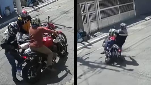 Ação foi flagrada por câmeras de segurança
