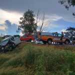 Veja fotos do grave acidente que matou seis pessoas na BR-251, em MG