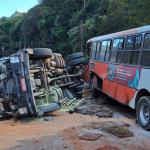 Bombeiro explica dinâmica do acidente na MG-30 e diz que motorista do ônibus evitou tragédia maior
