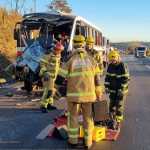 BR-040: vítimas do micro-ônibus relatam ultrapassagem antes do acidente com carreta