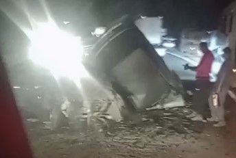 Vídeo: batida de frente fecha pistas da BR-040, próximo ao viaduto das Almas
