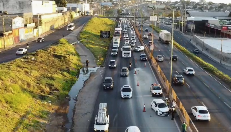 Anel Rodoviário amanhece com mais de 4 quilômetros de congestionamento em BH