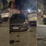 Vídeo mostra carros destruídos em engavetamento na av. do Contorno, em BH