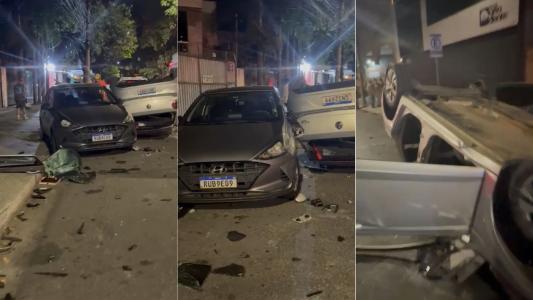 Acidente ocorreu na madrugada deste domingo (24)