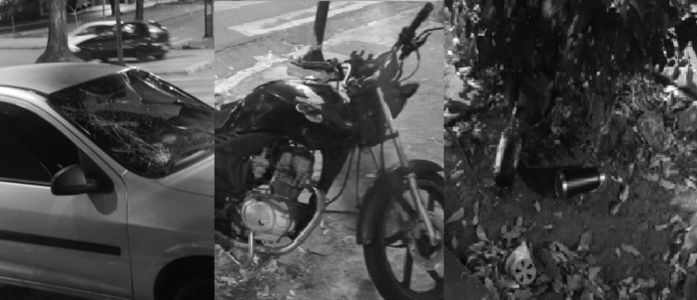 Imagens mostram veículos após acidente