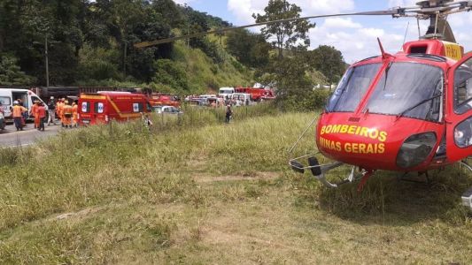Acidente deixou oito pessoas gravemente feridas