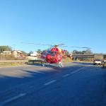 Acidente entre carreta e moto na Grande BH mata um e complica trânsito