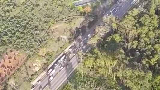 Acidente aconteceu no Anel Rodoviário, na altura do Buritis, em Belo Horizonte