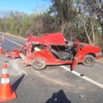 Corpo de enfermeira vítima de acidente na BR-135 é velado em Bocaiuva