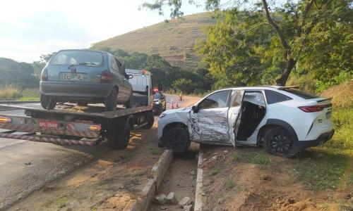 acidente BR-116 colisao Muriae - Divulgação PRF.