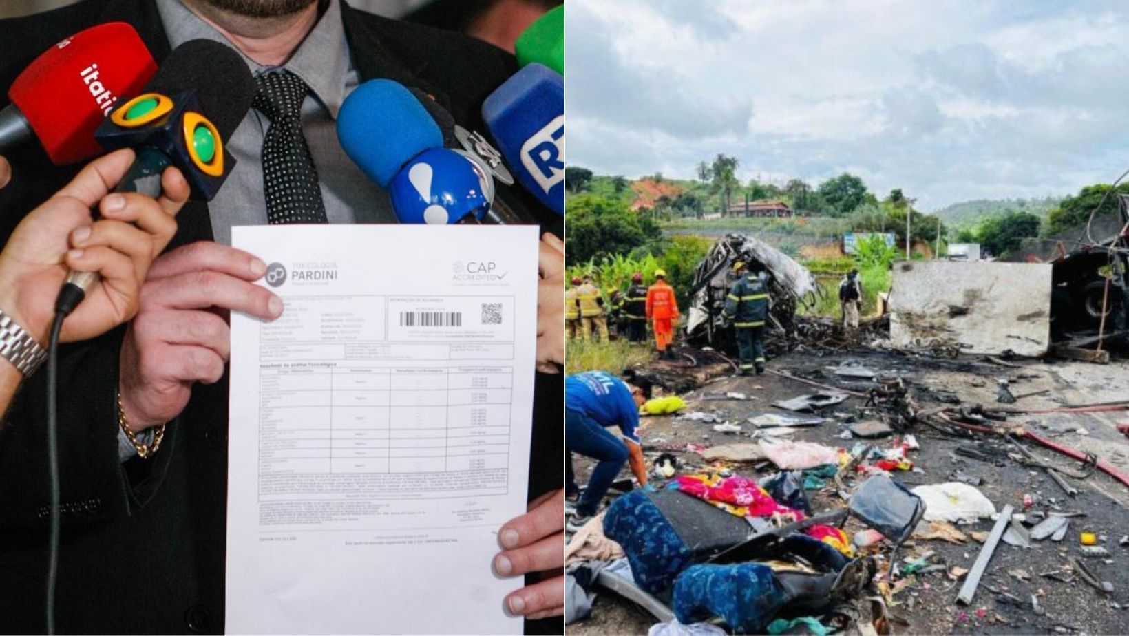 Acidente com 39 mortos em MG: laudo da defesa aponta que motorista de carreta não usou drogas