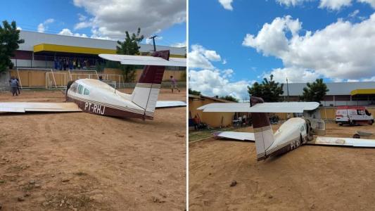 Acidente com avião de pequeno porte deixa cinco feridos no PI.