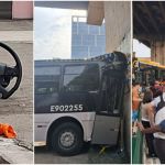 Veja imagens do acidente com BRT que deixou passageiros e motorista gravemente feridos no Rio