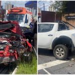 Motorista passa mal na Cristiano Machado, provoca batida e atravessa pista do Move