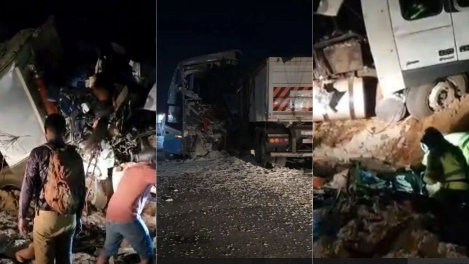 Acidente entre ônibus e carreta mata 11 pessoas e deixa mais de 40 feridos na BR-163 em MT